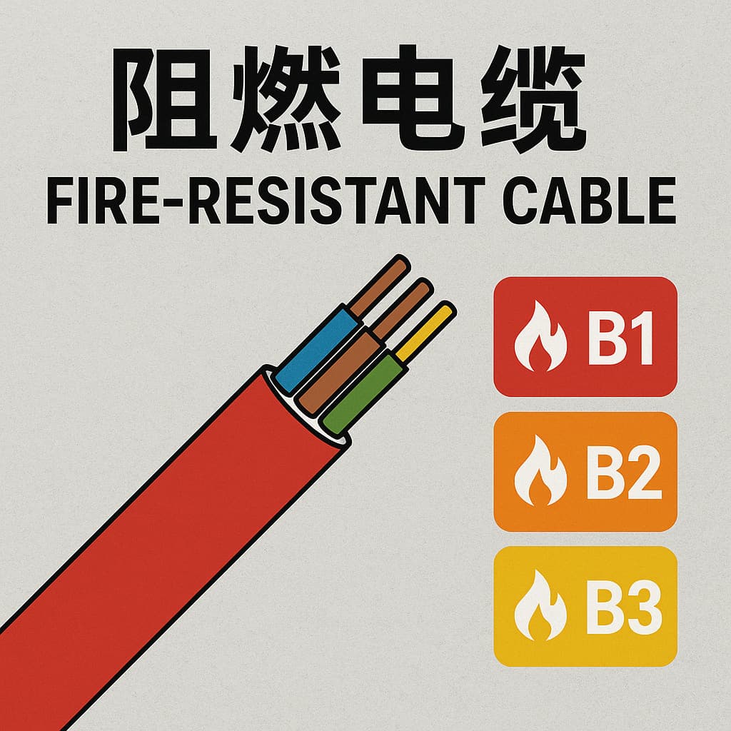 什么是阻燃电缆？？？？？？？？B1、B2、B3级的区别你相识吗？？？？？？？？