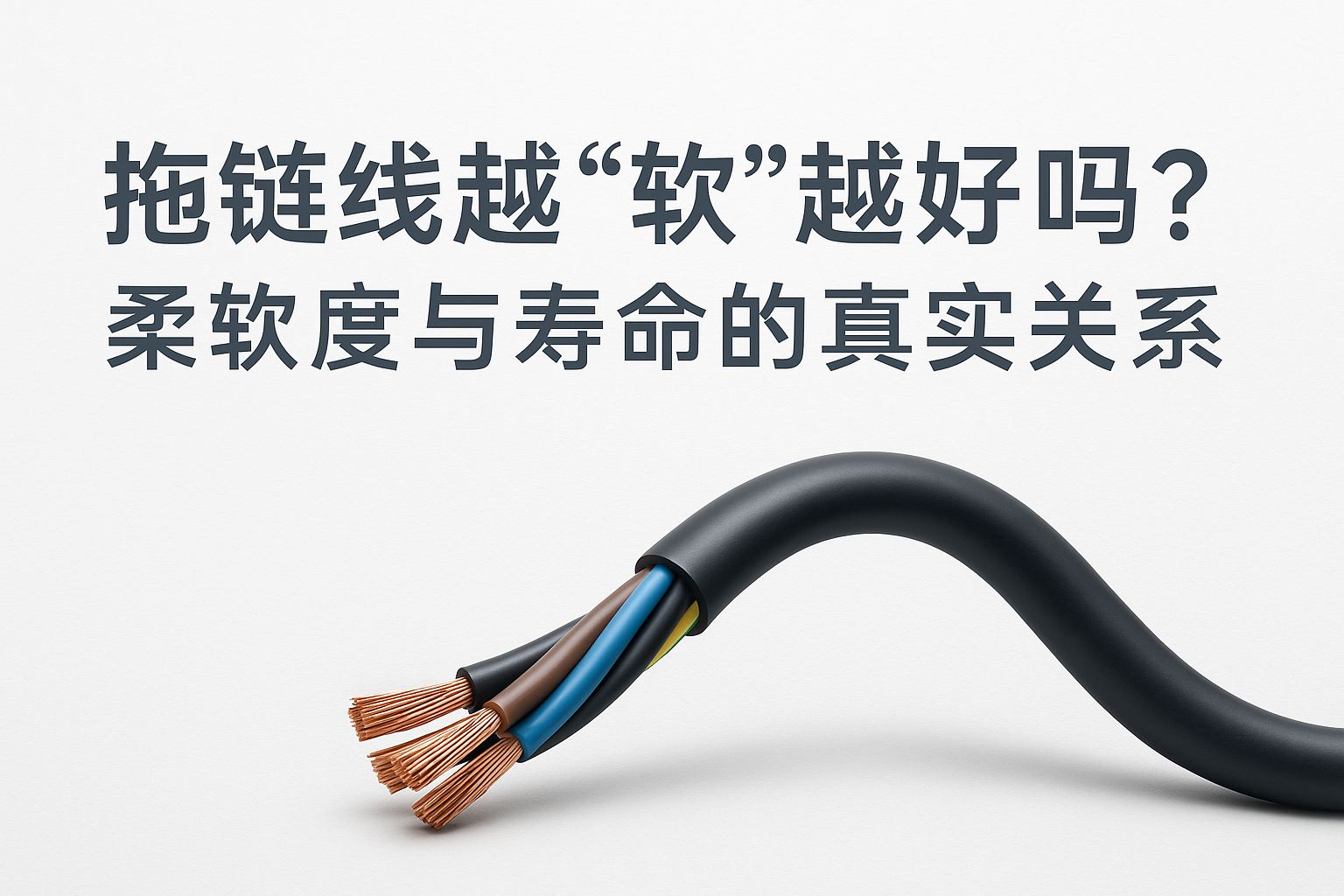 拖链线越“软”越好吗？？？柔软度与寿命的真实关系