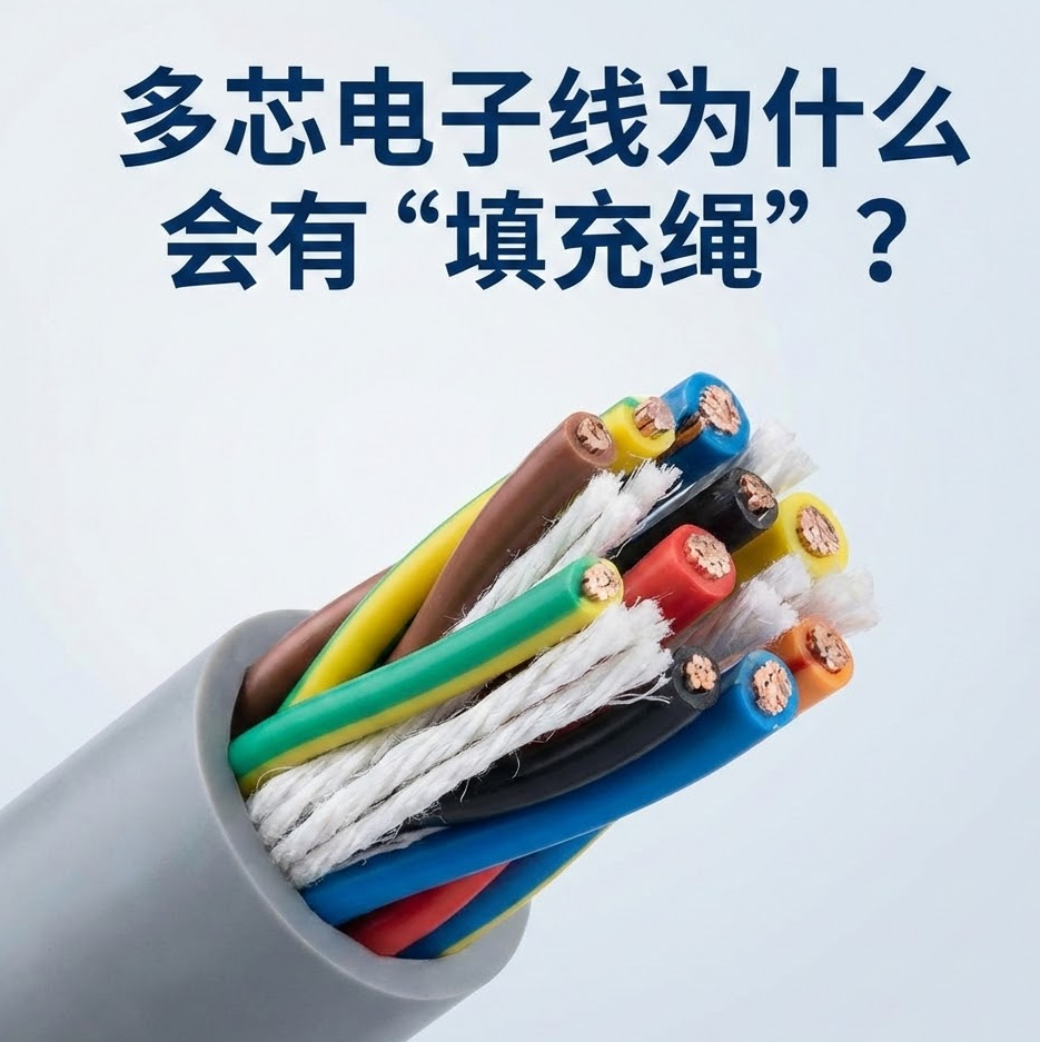 多芯电子线为什么会有“填充绳”？？？